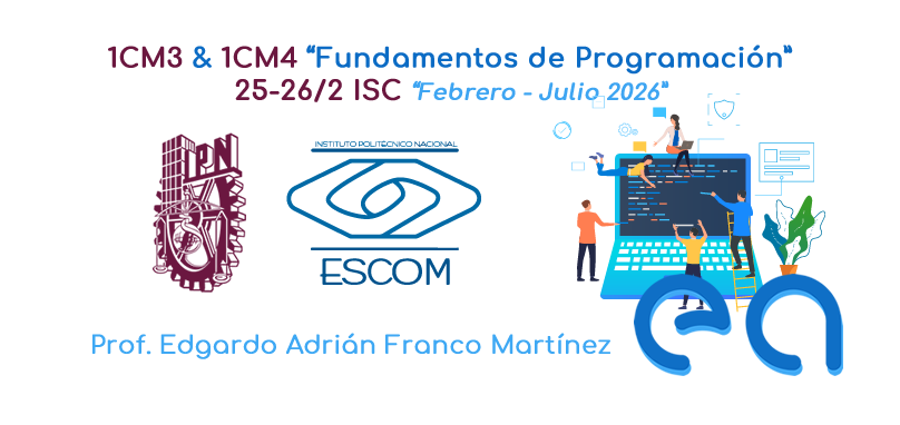 1CM3 & 1CM4 ISC Fundamentos de programación 2025-2026/2 